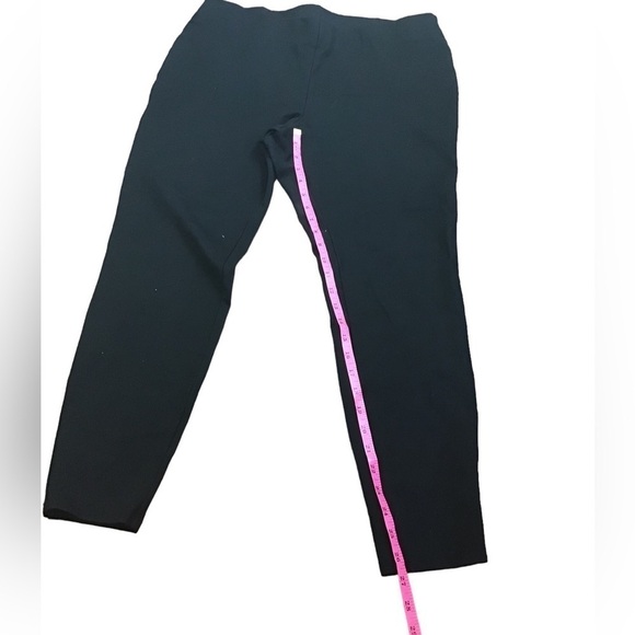 J. Jill Wearever Women’s Large Ponte Knit Pants Black Slim Leggings - Picture 7 of 8